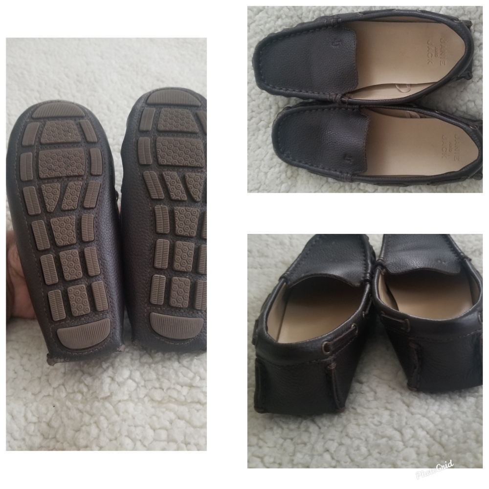 Janie and Jack Brown loafers
